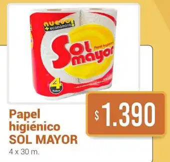 Sol mayor papel higiénico