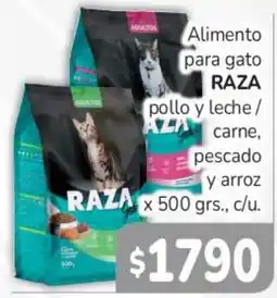 Beltrán Supermercados Raza alimento para gato pollo y leche / carne, pescado y arroz oferta