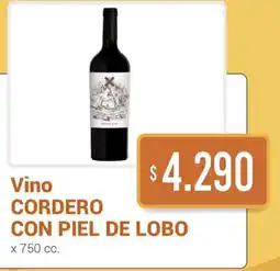 Beltrán Supermercados Cordero con piel de lobo vino oferta