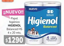 Beltrán Supermercados Higienol papel higiénico balanced hs oferta