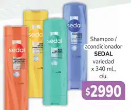 Beltrán Supermercados Sedal shampoo / acondicionador oferta