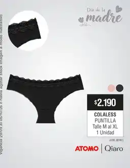 Atomo Conviene Atomo colaless puntilla oferta