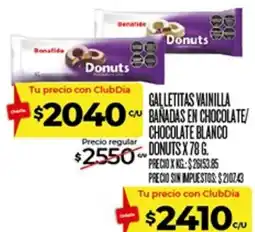 Supermercados DIA Bonafide donuts oferta