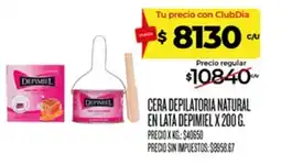 Supermercados DIA Depimiel cera depilatoria natural oferta