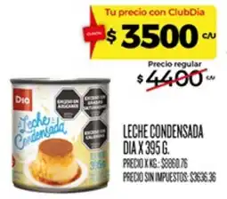 Supermercados DIA Dia leche condensada oferta