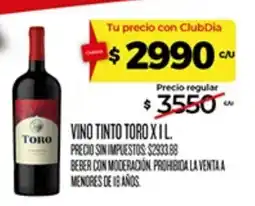 Supermercados DIA Toro vino tinto oferta