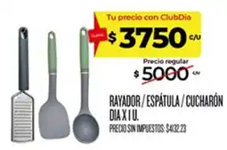 Supermercados DIA Rayador / espátula / cucharón oferta