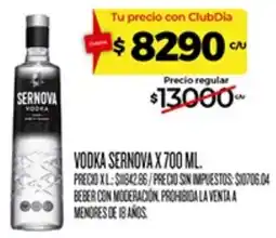 Supermercados DIA Sernova vodka oferta