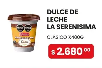 La serenisima dulce de leche clasico