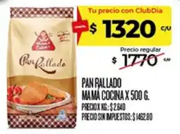 Supermercados DIA Mama cocina pan rallado oferta