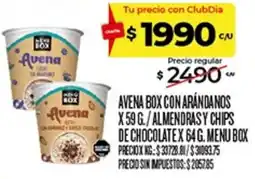 Supermercados DIA Avena box con arándanos oferta