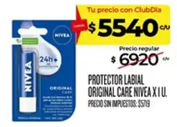 Supermercados DIA Nivea protector labial original care oferta