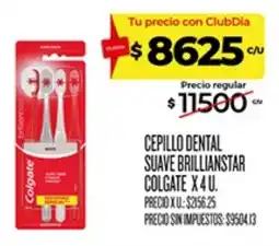 Supermercados DIA Colgate cepillo dental suave brillianstar oferta