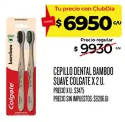 Supermercados DIA Colgate cepillo dental bamboo suave oferta
