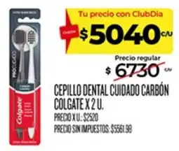 Supermercados DIA Colgate cepillo dental cuidado carbón oferta