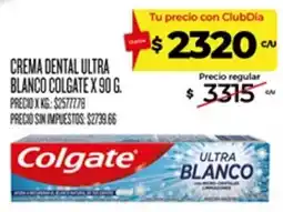 Supermercados DIA Colgate crema dental ultra blanco oferta