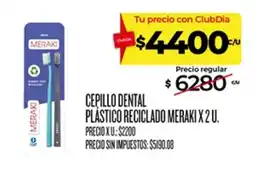 Supermercados DIA Meraki cepillo dental oferta
