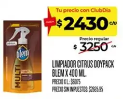 Supermercados DIA Blem limpiador citrus doypack oferta