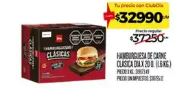 Supermercados DIA Dia hamburguesas clásicas oferta