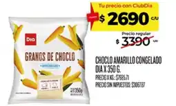 Supermercados DIA Dia granos de choclo oferta