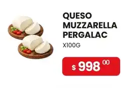 Piantoni Supermayorista Pergalac queso muzzarella oferta