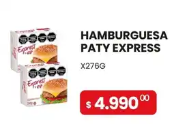 Piantoni Supermayorista Paty express hamburguesa oferta