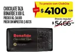 Supermercados DIA Bonafide chocolate taza oferta