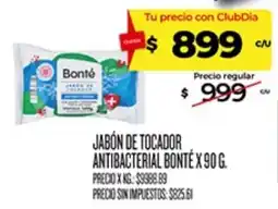 Supermercados DIA Bonté jabón de tocador antibacterial oferta