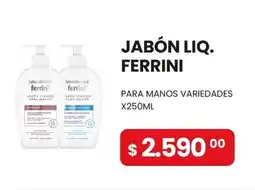 Piantoni Supermayorista Ferrini jabón liq. para manos variedades oferta