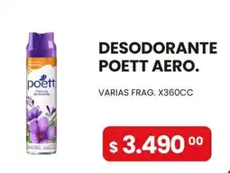Piantoni Supermayorista Poett desodorante aero oferta
