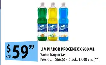 Punto Mayorista Procenex Limpiador x 900ml oferta