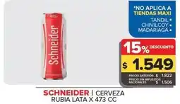 Carrefour Maxi Schneider - cerveza rubia oferta