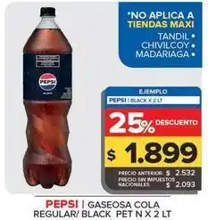Carrefour Maxi Pepsi - gaseosa cola regular oferta