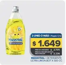 Carrefour Maxi Magistral - detergente ultra limon bot oferta