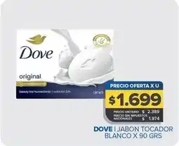 Carrefour Maxi Dove - jabon tocador blanco oferta