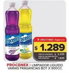 Carrefour Maxi Procenex - limiador liquido varias fragancias bot oferta