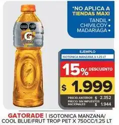Carrefour Maxi Gatorade - isotonica manzana oferta