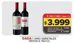 Carrefour Maxi Dada - vino tinto oferta