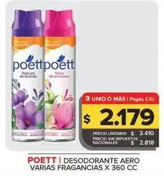 Carrefour Maxi Poett - desodorante aero varias fragancias oferta