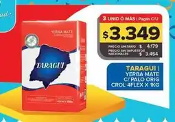 Carrefour Maxi Taraguí - yerba mate c/ palo orig crol 4flex oferta