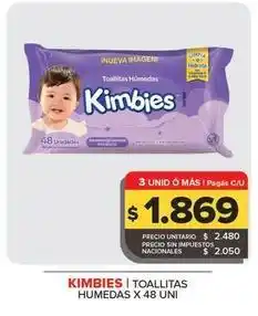 Carrefour Maxi Kimbies - toallitas humedas oferta