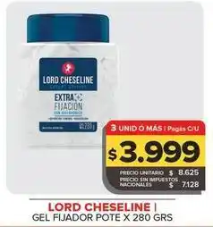 Carrefour Maxi Lord cheseline - gel fijador pote oferta