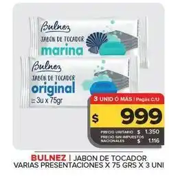Carrefour Maxi Blunez - jabon de tacador varias presentaciones oferta