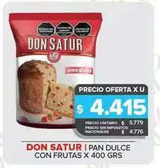 Carrefour Maxi Don satur - pan dulce con frutas oferta