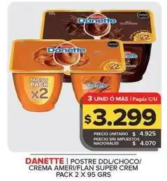 Carrefour Maxi Danette - postre ddl oferta
