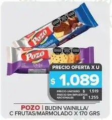 Carrefour Maxi Pozo - budin vainilla/ c frutas/ marmolado oferta