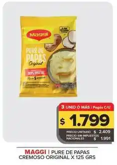 Carrefour Maxi Maggi - pure de papas cremoso original oferta