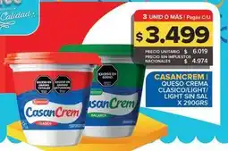 Carrefour Maxi Casancrem - queso crema clasico oferta