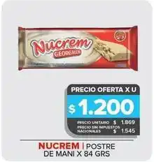 Carrefour Maxi Nucrem - nucrem postre de mani oferta