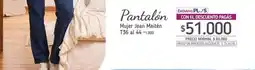 La Anonima Pantalon mujer jean maitén t56 al 44 oferta